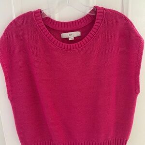 Anne Taylor Loft pink sweater